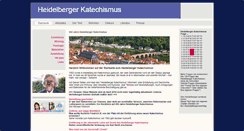 Desktop Screenshot of heidelberger-katechismus.net